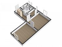 Pronájem bytu 2+kk, 45m2, Praha 5 - Smíchov, ul. Grafická. - Foto 15