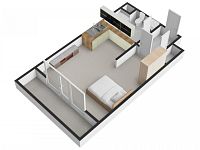 Pronájem bytu 1+kk 38 m2/PS/S, ul. Randova, Praha 5 - Smíchov. - Foto 15