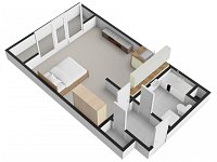 Pronájem bytu 1+kk 38 m2/PS/S, ul. Randova, Praha 5 - Smíchov. - Foto 16