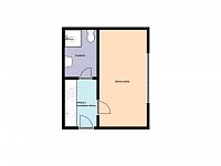 Pronájem nebytového prostoru - bytu,  20 m2, Praha 9 - Horní Počernice. - Foto 4