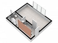 Pronájem nebytového prostoru - bytu,  20 m2, Praha 9 - Horní Počernice. - Foto 15