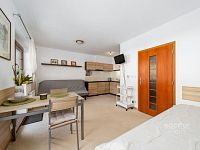 Z obýváku přímo na sjezdovku! Stylový apartmán 1+kk s terasou a parkováním – Prkenný Důl - Foto 8