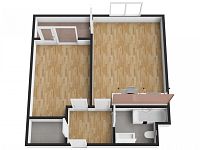 Prodej bytu 2+kk s balkonem a garážovým stáním v ulici Oty Bubeníčka, Praha 22 - Uhříněves - Foto 16