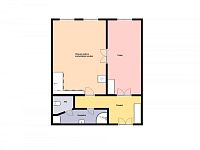 Pronájem bytu 2+kk, 55 m2, Praha 8 - Karlín, ul. Thámova. - Foto 2