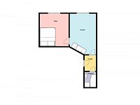 Pronájem bytu 1+1, 42 m2, Praha 8 - Kobylisy, ul. Čimická. - Foto 3