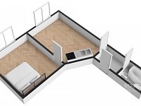 Pronájem bytu 1+1, 42 m2, Praha 8 - Kobylisy, ul. Čimická. - Foto 11