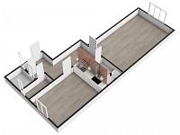 Pronájem bytu 1+1/B, 58 m2, Praha 8 - Kobylisy, ul. Čimická. - Foto 10