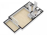 Pronájem bytu 1+kk/B/PS, 34 m2, Praha - Čakovice, ul. Bermanova. - Foto 19