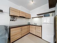 Z obýváku přímo na sjezdovku! Stylový apartmán 1+kk s balkonem a parkováním – Prkenný Důl - Foto 9