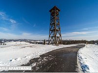 Z obýváku přímo na sjezdovku! Stylový apartmán 1+kk s balkonem a parkováním – Prkenný Důl - Foto 26