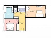 Pronájem bytu 2+1/S, 56 m2, Praha 6 - Vokovice, Kladenská - Foto 2