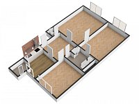 Pronájem bytu 3+1, 84 m2, Praha 5 - Smíchov, Holečkova - Foto 8