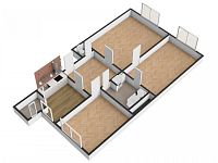 Pronájem bytu 3+1, 84 m2, Praha 5 - Smíchov, Holečkova - Foto 8