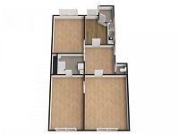 Pronájem bytu 3+1, 84 m2, Praha 5 - Smíchov, Holečkova - Foto 11