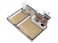 Pronájem bytu 2+kk, 48 m2, Praha 3 - Žižkov, ul. Jeseniova. - Foto 13