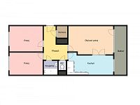Prodej bytu 3+1/L/S, 70 m2, Praha 4 - Chodov, ul. Konstantinova. - Foto 5