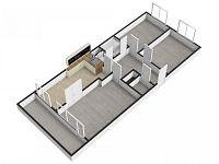 Prodej bytu 3+1/L/S, 70 m2, Praha 4 - Chodov, ul. Konstantinova. - Foto 12