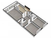 Prodej bytu 3+1/L/S, 70 m2, Praha 4 - Chodov, ul. Konstantinova. - Foto 13