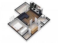 Pronájem bytu 2+kk/B, 45 m2 + balkon 7 m2, ulice V Honech, Klecany.  - Foto 15