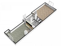 Pronájem bytu 2+kk, 50 m2, Praha 9 - Vysočany, ul. Čerpadlová. - Foto 10