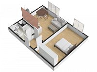 Pronájem bytu 2+kk, 45m2, Praha 4 - Modřany, ul. Pískařská. - Foto 14