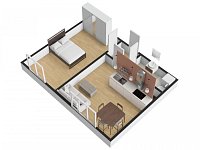 Pronájem bytu 2+kk, 45m2, Praha 4 - Modřany, ul. Pískařská. - Foto 15