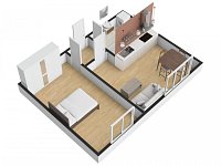 Pronájem bytu 2+kk, 45m2, Praha 4 - Modřany, ul. Pískařská. - Foto 16