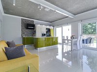 Pronájem bytu 1+kk + terasa + zahrada, obec Vojkovice, okres Mělník. - Foto 9