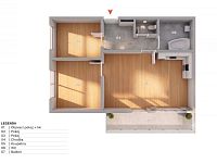 Prodej bytu 3+kk/B/PS, 64 m², ul. Pražská, Šestajovice. - Foto 4
