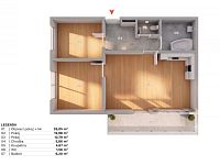 Prodej bytu 3+kk/B/PS, 64 m², ul. Pražská, Šestajovice. - Foto 4