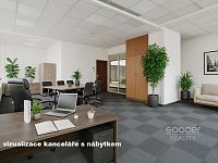 Pronájem kanceláře 66,4 m2 ulice Sokolovská