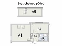 Pronájem bytu 2+kk/S/PS, 55 m2, Nový Bor, Prokopa Velikého - Foto 3