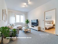 Pronájem bytu 3+1 + hala + šatna + 2x koupelna (celkem 97 m²) na Václavském náměstí