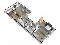 Pronájem bytu 3+1 (77 m²) s lodžií (6 m²) a parkem ve vnitrobloku – ul. Přecechtělova, Praha 13 - Foto 6