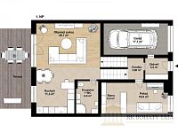 Prodej rodinného domu 164 m² + 28 m² půda, pozemek 324 m², Velké Přílepy, ul. Dvořákova. - 7184-Dvorakova1np (1).jpg
