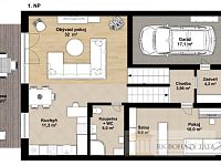 Prodej rodinného domu 164 m² + 28 m² půda, pozemek 324 m², Velké Přílepy, ul. Dvořákova. - 7184-Dvorakova1np (2).jpg