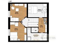 Prodej rodinného domu 164 m² + 28 m² půda, pozemek 324 m², Velké Přílepy, ul. Dvořákova. - 7184-Dvorakova2np (1).jpg