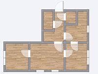 K pronájmu od 1. 1. 2026!!! Prosvětlený byt 3+1 (67 m2) se šatnou a sklepem, v centru města Volary. - Půdorys2.jpg