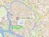 Nebytové prostory s výhledem na náměstí a výtahem, 140 m2 náměstí P. Otakara II - Mapa umístění