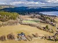 Prodej stavebního pozemku o výměře 1 990 m² v obci Přední Výtoň, Lipno - Pohled