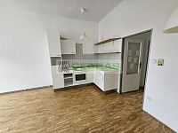 Slunný a prostorný byt 2+kk v docházkové vzdálenosti centra Českých Budějovic a zastávek MHD - Kuchyňský kout