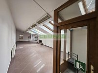 Pronájem nebytového prostoru 160 m² na náměstí – České Budějovice - Pohled na hlavní prostor