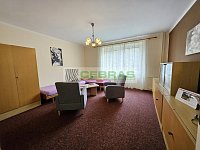 Pronájem pěkného, zařízeného bytu s dispozicí 1+1 ve vyhledávané části Českých Budějovic nedaleko krajské nemocnice. - Obývací pokoj.jpg