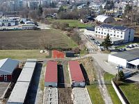 Nová výstavba řadových garáží v lokalitě jižně od Písecké ulice ve Strakonicích