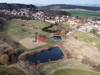 Prodej chovného a záchytného rybníku v obci Boudy, okres Písek - ohraniceni pozemků