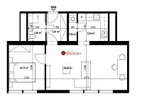 Pronájem bytu 2+1 v ulici A.Sochora v Teplicích (1604) - Fotka 14