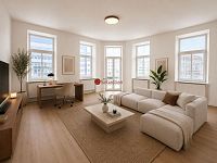Pronájem moderního bytu 3+kk, 106 m² – Wlachův dům, tř. Míru, Pardubice