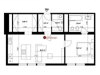 Pronájem bytu 2+kk v ulici A.Sochora v Teplicích (1804) - Fotka 12