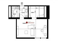 Pronájem bytu 1+1 v ulici A.Sochora v Teplicích (605) - Fotka 11