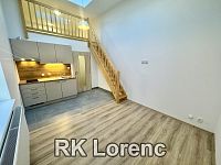 Pronájem bytu 1+kk s mezonetovým spaním ve vnitrobloku na ul.Lidická - Centrum
